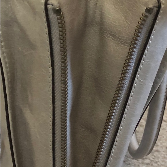 Rebecca Minkoff Leather Gray Purse 👜 ⭐️GWP!⭐️ - Picture 7 of 7